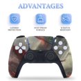 thumbnail image 4 of Skin Sticker for PS5 Slim Standard PS5 Pro Disc Digital Edition Console and Controllers Decals for Playstation 5 (Magic Female ,PS5 Pro Standard), 4 of 5