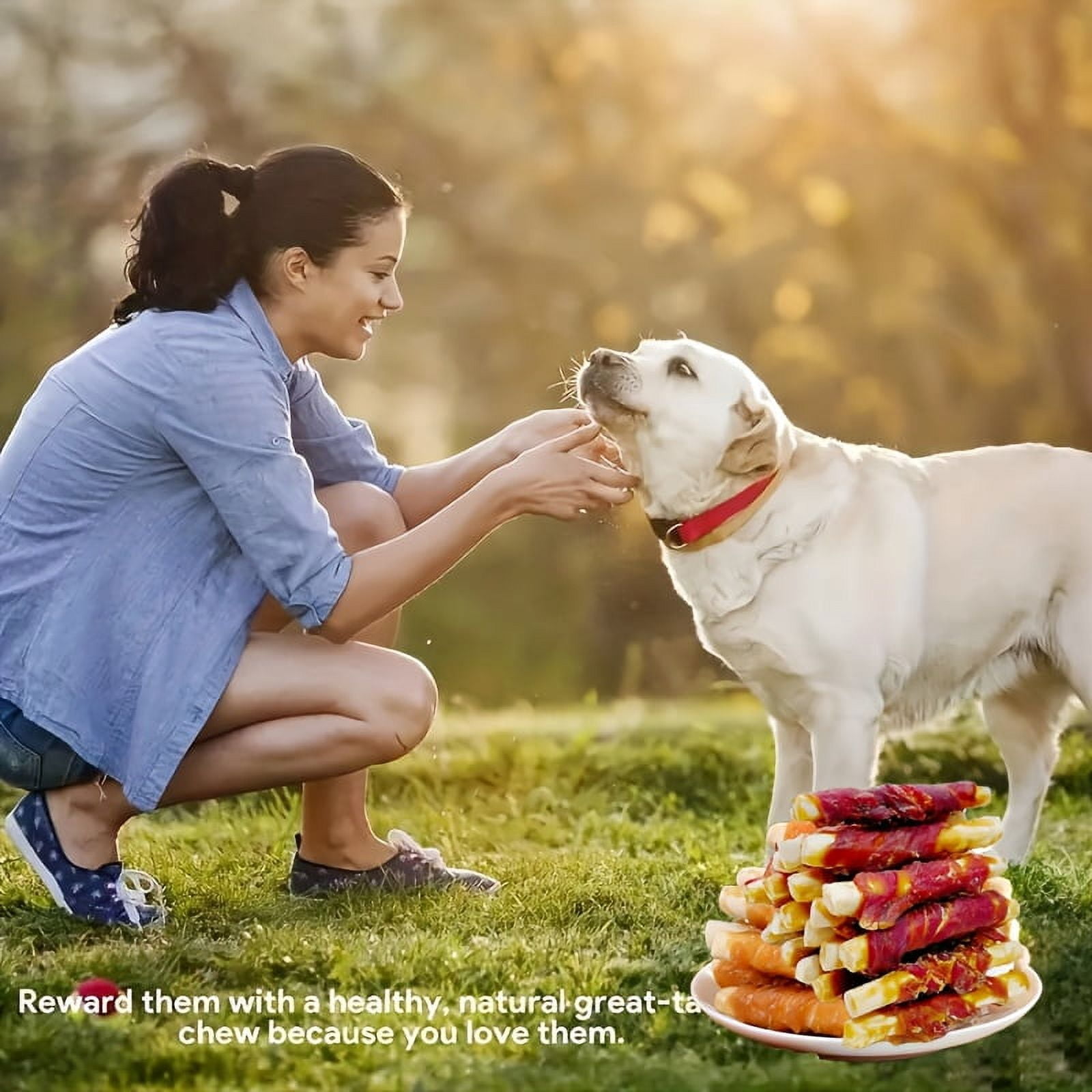 Duck Wrapped Calcium Milk Stick, Dog Treats For Small, Medium, & Large Dog - Made With Duck And Calcium Milk Stick, Healthy, Easily Digestible, And High Protein Reward Training Treats For Dogs