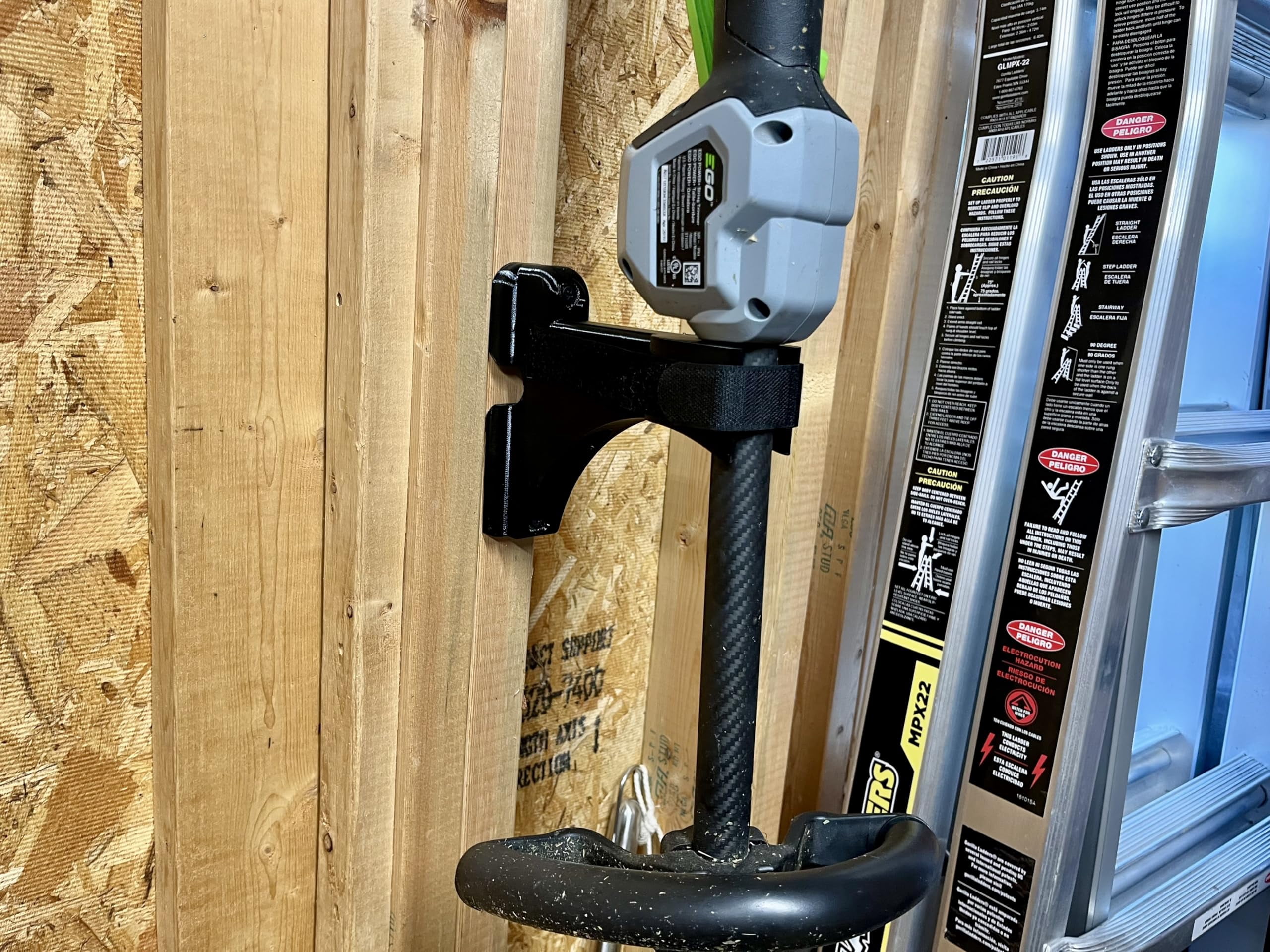 Ego String Trimmer Weed Eater, Tiller, Cultivator, Pole Saw, Wall Hook Mount Bracket for Ego 56V