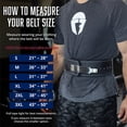 thumbnail image 2 of Titan Fitness 3XL 43" - 50" Lever Powerlifting Belt, 4" Wide Belt, 10mm thick, Black Leather Training Belt, 2 of 6