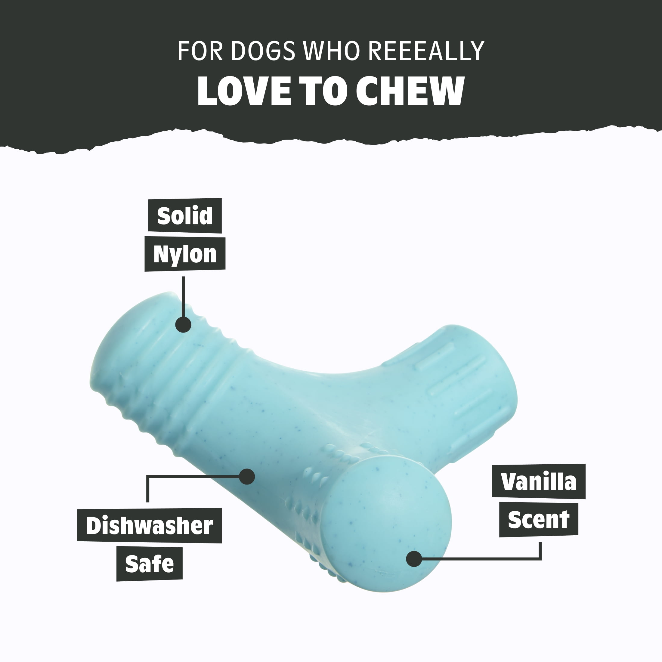 Trixel Durable Chewable Dog Toy with Built-in Squeaker
