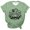 Green, variant on Womens Short Sleeve Shirts Casual Graphic Print T Shirt Crew Neck Tee Spring Outfits Summer Tops L