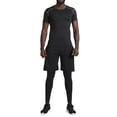thumbnail image 2 of BUYJYA 3 Pack Men's Athletic Shirts Workout Short Sleeve Cool Dry Base Layer Undershirt Running T-shirts,Size S-3XL, 2 of 7