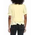 thumbnail image 2 of Nanette Nanette Lepore womens  Twofer Knit Top, XL, Yellow, 2 of 3