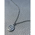 thumbnail image 5 of Small Irish Celtic Knot Circle Pendant Necklace Symbol Jewelry Love 20 Inch, 5 of 6
