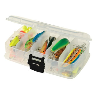 Augper Clearance Fishing Box - Waterproof Double Sided Tackle Organizer Case  for Your Trout and Bass Gear - Fly Box to Store Flies and Equipment Neatly  