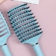 thumbnail image 2 of Peine para masaje del cuero cabelludo, cerdas para mujer, cepillo para desenredar el cabello rizado, salón (azul) Ehuebsd Cuidado Belleza, 2 of 8