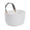 White, variant on Hanging Storage Basket Colorful Plastic Bins Garlic Ginger Fill Ventilated Wall Mount Grey Top Handles Kitchen Spice Pantry Organizer
