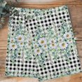thumbnail image 4 of Green Eucalyptus Leaves Kitchen Towels Set of 3, Water Absorbent Dish Towel, Daisy Floral Decorative Hand Towels - Quick Drying Cloth for Cooking Baking, 18x28 Inch, 4 of 8