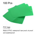 thumbnail image 2 of Waterproof Wires Plastic Shipping Tags for Product Identification, 3.2 x 5 Inch Green 100Packs, 2 of 6