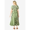 thumbnail image 2 of Woman Within Plus Size Mixed Print Maxi Dress, 2 of 6