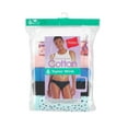 thumbnail image 5 of Hanes Women's Cotton Bikini Underwear, Cool Comfort, 6-Pack Assorted 5, 5 of 6