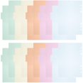 20 Pcs Folder Binder 6 Hole Dividers Paper Folder Dividers Page