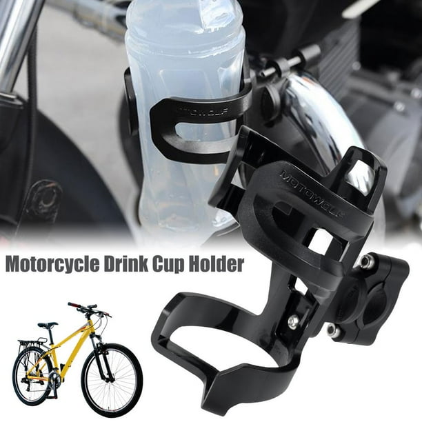OUSITAID Cup Holder Motorcycle Drink Holder Bike Water Bottle Holder Heavy Duty with Separable Base Holder 0.51 1.26in Handlebar Bottle Holder for Motorcycle Bicycle Walmart