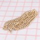 thumbnail image 5 of Cadena plana de 8 mm Bolsa pequeña Metal Cadena decorativa Accesorio Correas de bolsas de bricolaje Cadenas de bolso Correas de bolsos para bolsos pequeños Golden Golden, 5 of 7