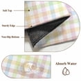 thumbnail image 6 of Entryway Rug 2'x3', Easter Small Rug for Kitchen Bathroom Door Mat Indoor Entrance, Colorful Checkered Plaid Spring Gingham Textured Non-Slip Area Rugs Floor Mats Carpet Front Door Rugs, 6 of 8