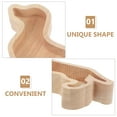 thumbnail image 3 of Miangastore 1Set Wood Dachshund Dinner Plate Khaki For Fruit Storage At Home Users, 3 of 9