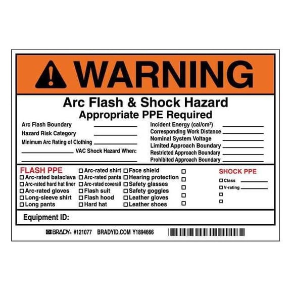 Brady Permanent Adhesive Lbl,5inx7in,Vinyl,PK5 121077