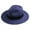 Navy Blue, variant on Womens Mens Wide Brim Straw Hat Summer Beach Sun Hat Straw Hat for Women, Wide Brim Sun Hat for Men Women, Sun Protection UV Hat White