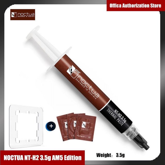 Noctua NT-H1/NT-H2 3.5g AM5 Edition Thermal Conductive Grease Notebook Graphics CPU Chassis Radiator Thermal Conductive Grease H2 3.5g AM5 Edition