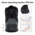 thumbnail image 5 of Gexuosn Women's Hiking Boots Outdoor Trekking Backpacking Mountaineering Non-Slip Lightweight Boots,Black, 5 of 8