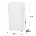 thumbnail image 3 of Frigidaire 14,000 BTU Portable Room Air Conditioner with Dehumidifier Mode, White, 3 of 4