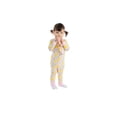thumbnail image 2 of Sleep On It Infant Girls Long Sleeve Super Soft Snuggle Jersey Zip-Up Coverall Pajama with Matching Blankey Buddy - Sweet Lemonade - Pink, Size: 18M, 2 of 4