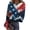 Blue_#01, variant on Sewkxo Women T-Shirts Trendy 250th Anniversary American Patriotic 4th Of July Crew Neck Pullovers Spring Summer Loose Casual Long Sleeve Shirts,Dark Blue 2XL