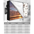 thumbnail image 7 of Outdoor TV Cover 60 to 65 Inch Weatherproof, Western Farmhouse Waterproof TV Screen Protector for Outside Decor with Zipper and Pocket 58"L x 37"H , Cowboy Horse Desert Brown White, 7 of 7