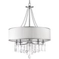 thumbnail image 3 of Beaumont Lane 5 Lustre en Cristal Léger Voile de Mariée en Chrome, 3 of 6