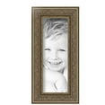 thumbnail image 2 of ArtToFrames 4" x 11" Ornate Silver with Bead Picture Frame, 4x11 inch Silver Wood Poster Frame (WOM-5076), 5 Pack, 2 of 6
