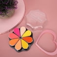 thumbnail image 4 of 8 Colors Petal Shape Schedule Book Scrapbook Colorful DIY Stamp Ink Pad Painting Accessory1009 Summer, 4 of 8