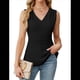 thumbnail image 1 of Camisetas de Tirantes de Verano para Mujer, Blusas Elegantes e Informales, Conjuntos de Trabajo, Camisetas Sin Mangas con Peplum, Negras, Talla XL, 1 of 9
