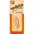 thumbnail image 2 of Luhr Jensen Needlefish Spoon Fishing Lure Size 1 Pearl Bikini/Brass Back 1 1/2", 2 of 2