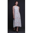 thumbnail image 2 of Bimba Robe Longue Dos Nu à Fleurs Décontractée pour Femmes Robe de Plage Imprimée-TG, 2 of 6