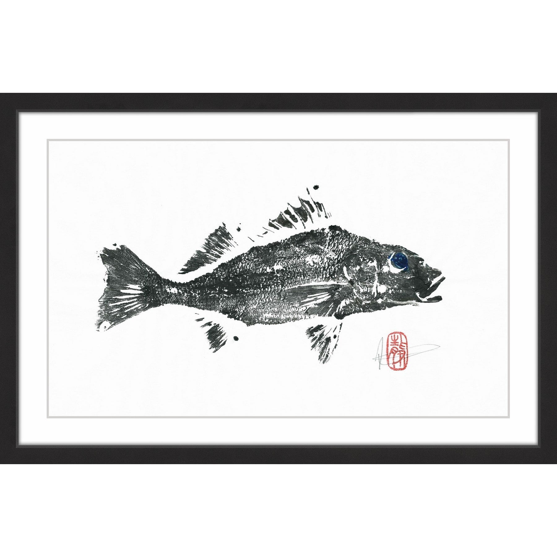 "Queen Corvina" Framed Painting Print
