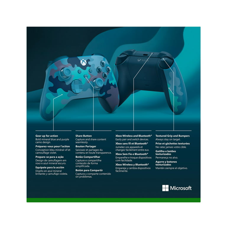 Manette Xbox Series X - S Mineral Camo Sans Fil Original Qau-00073