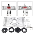 thumbnail image 1 of ruzhgo Router Table Insert Plate Trimmer Screws Trimming Machine for Woodworking Black, 1 of 8
