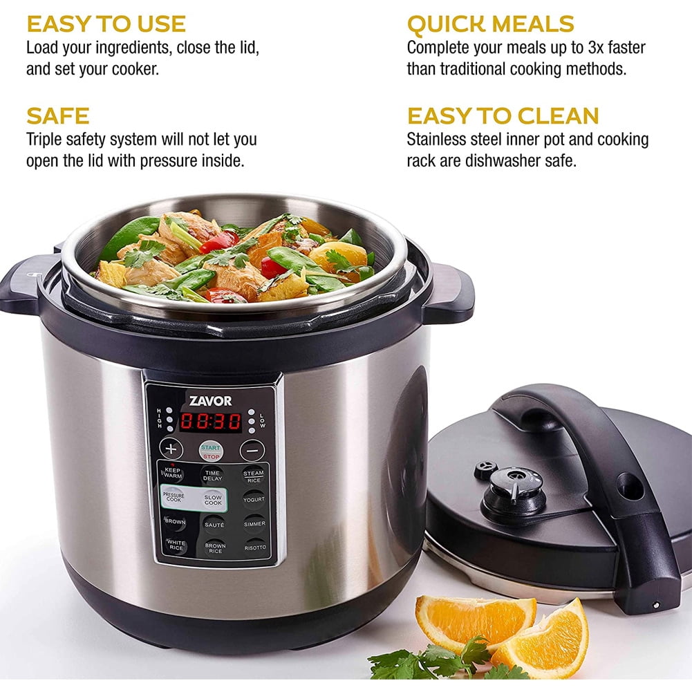 Zavor LUX Multicooker, Electric Pressure Cooker and Slow and Rice Cooker