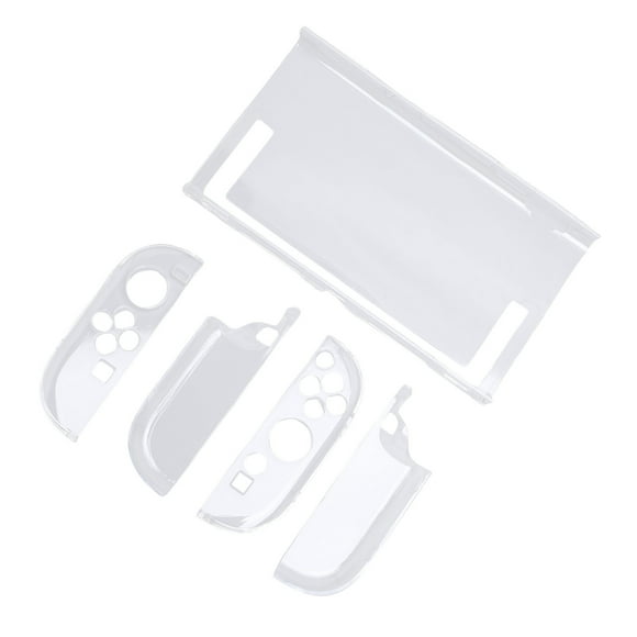 Handheld Game Console Cover, Gaming Console Protective Case Split Type Installation Impact Resisting Clear ABS Material for Daily Use