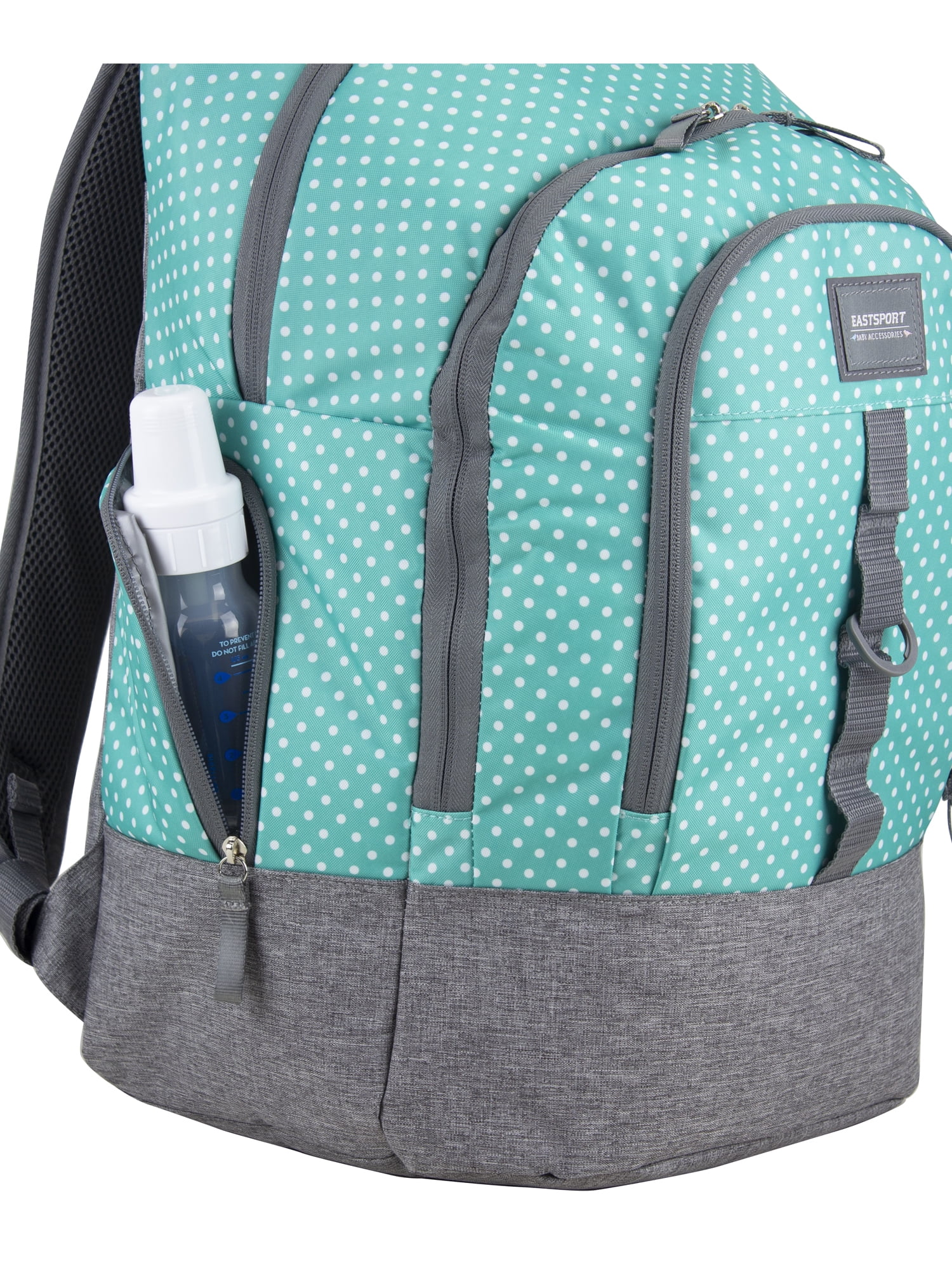 Eastsport Madison Turquoise Diaper Backpack with Changing Pad