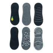 NOBO Women's Fashion Low Liner Socks, 6-Pack