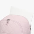 thumbnail image 4 of Classic Quilted Laptop Backpack – Hynes Eagle – Soft Pink, 4 of 10