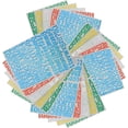 thumbnail image 1 of HLONK 20 Sheets Alphabet Number Stickers Aesthetic Glitter Letters, 1 of 8