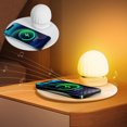 thumbnail image 1 of Cargador inalámbrico multifunción, altavoz Bluetooth, cargador inalámbrico, lámpara de cielo, luz nocturna, 1 of 1