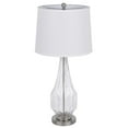 thumbnail image 4 of Cal Lighting 150W 3 Way Walham Glass Table Lamp With Hardback Fabric Shade (Sold In Pairs), 4 of 5