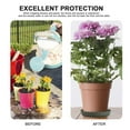 thumbnail image 4 of 6 Pack Plastic Plant Saucer Heavy Duty Planter Saucers 10 inch Plant Pot Saucers Plastic Water Trays for Indoors and Outdoors Flower Plant Plant Drip, Terracotta, 4 of 8