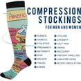 thumbnail image 4 of FREEAMG American Map Compression Socks for Women and Men, 1 Pair, 4 of 7