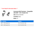thumbnail image 2 of Accessory Belt Tensioner - Compatible with 2007 - 2011 Honda Civic 2008 2009 2010, 2 of 2