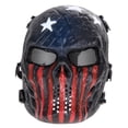 thumbnail image 1 of Máscara de calavera Airsoft Paintball Tactical Full Face Protection Army (Capitán), 1 of 6